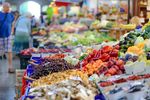 Fruit and veggies at the grocery store