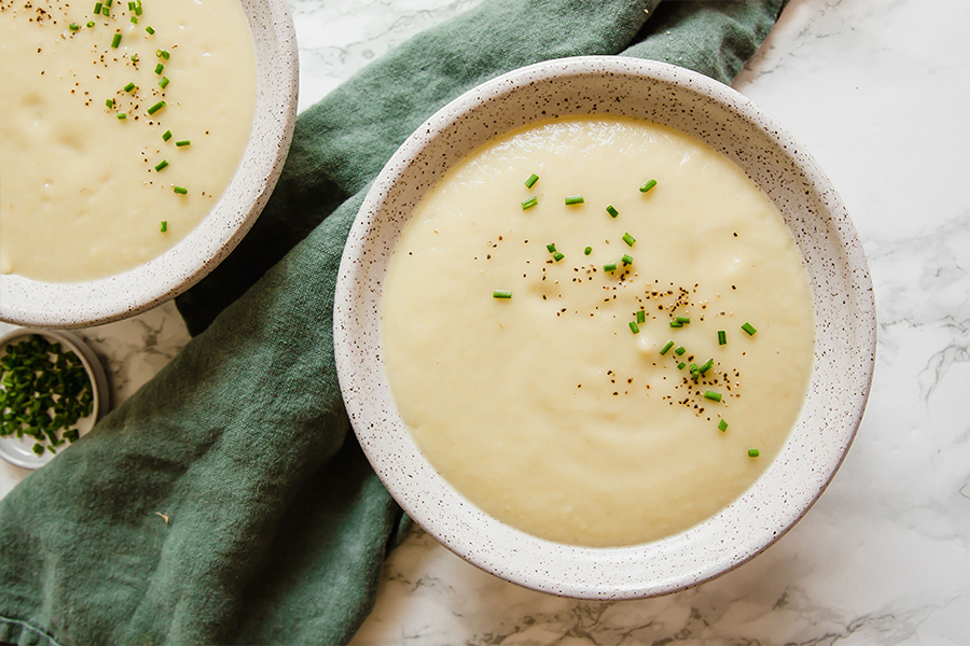 Sweet potato leek soup