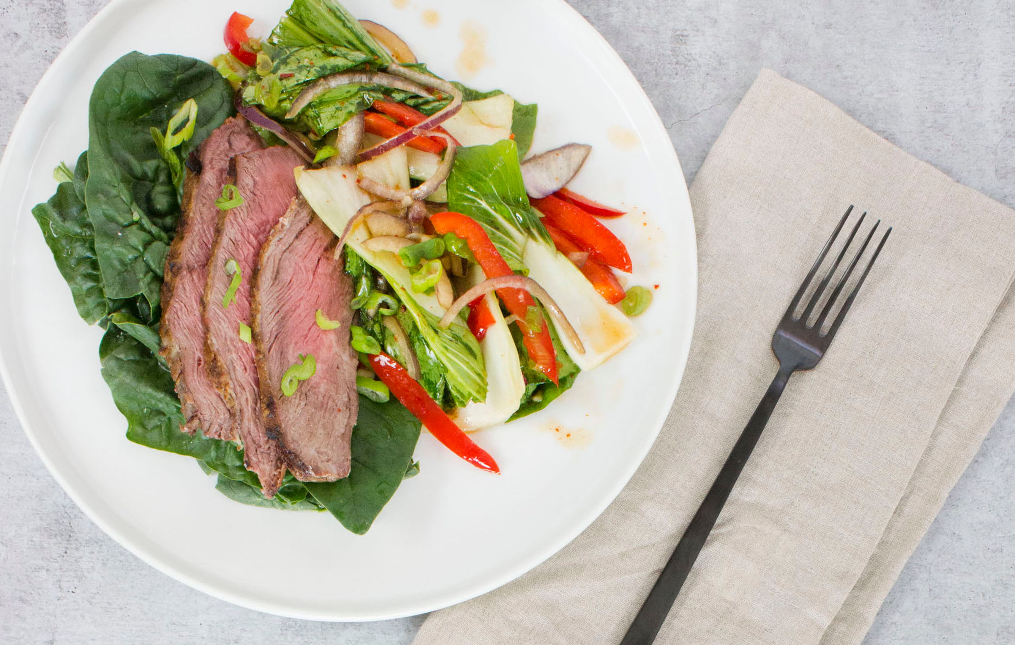 Grilled steak