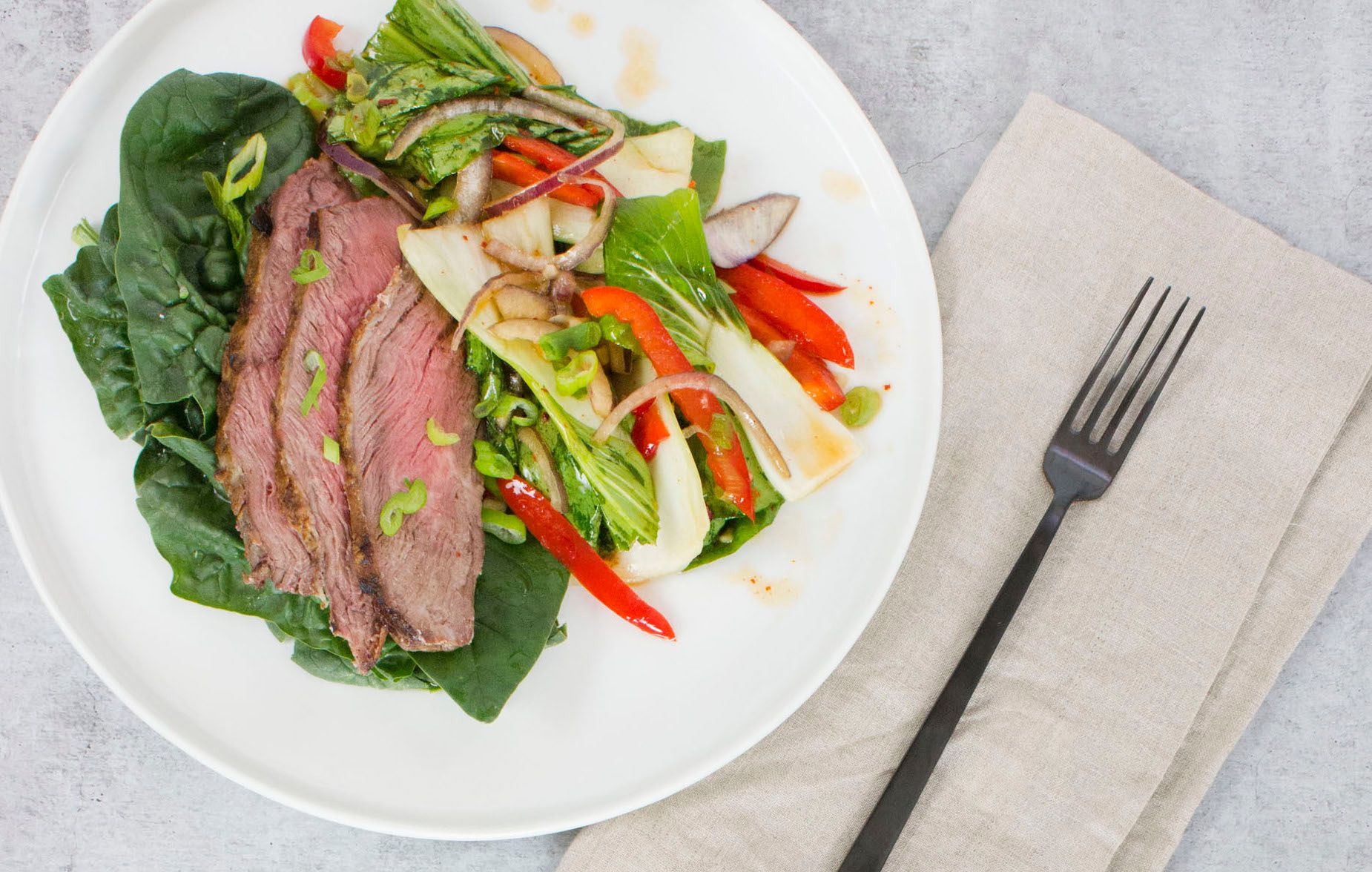 Grilled steak