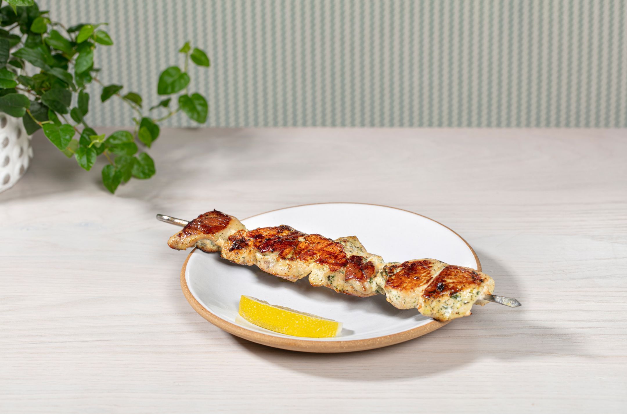 Chicken kebab from THE WELL Table & Kitchen