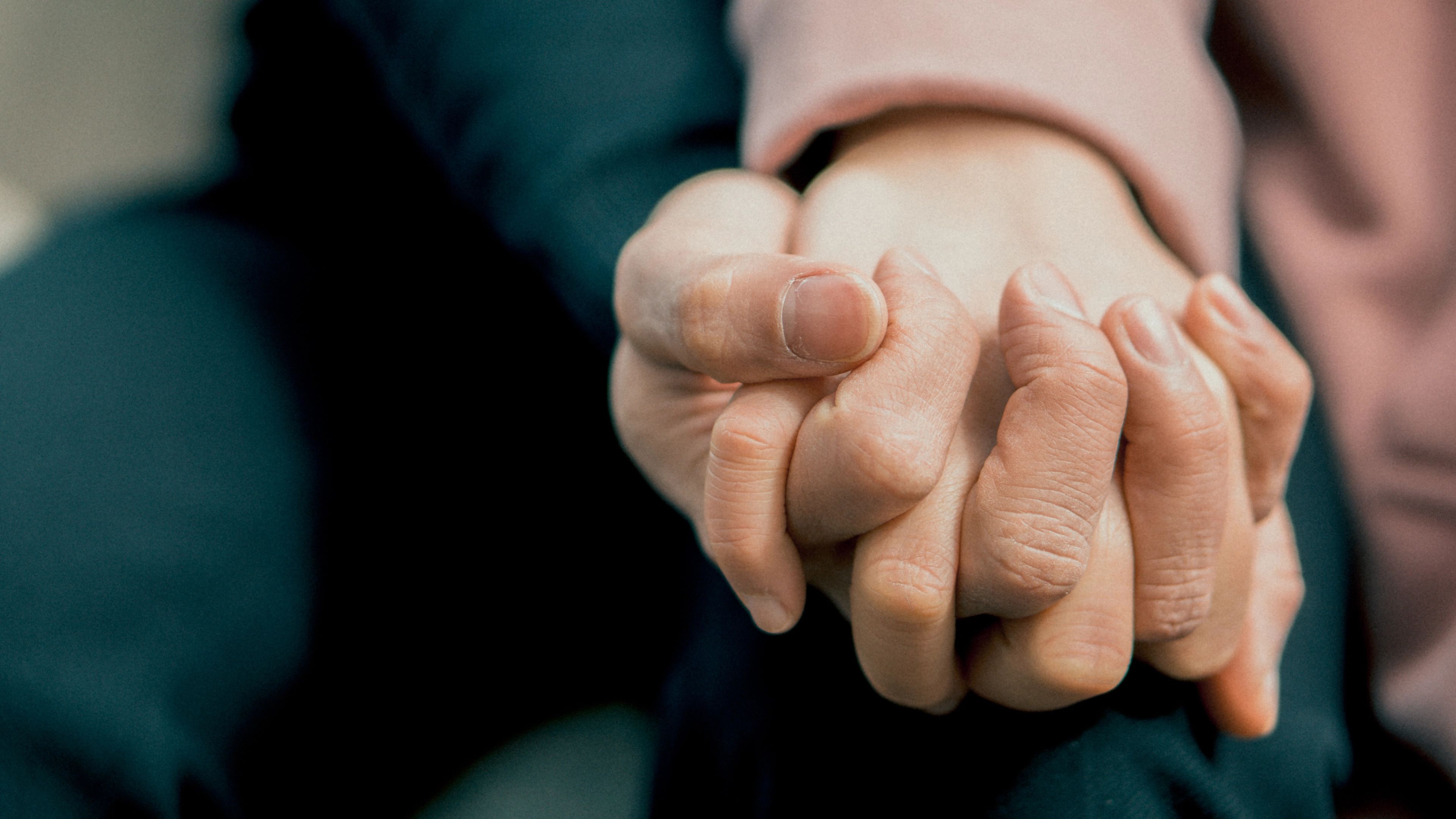 Holding hands