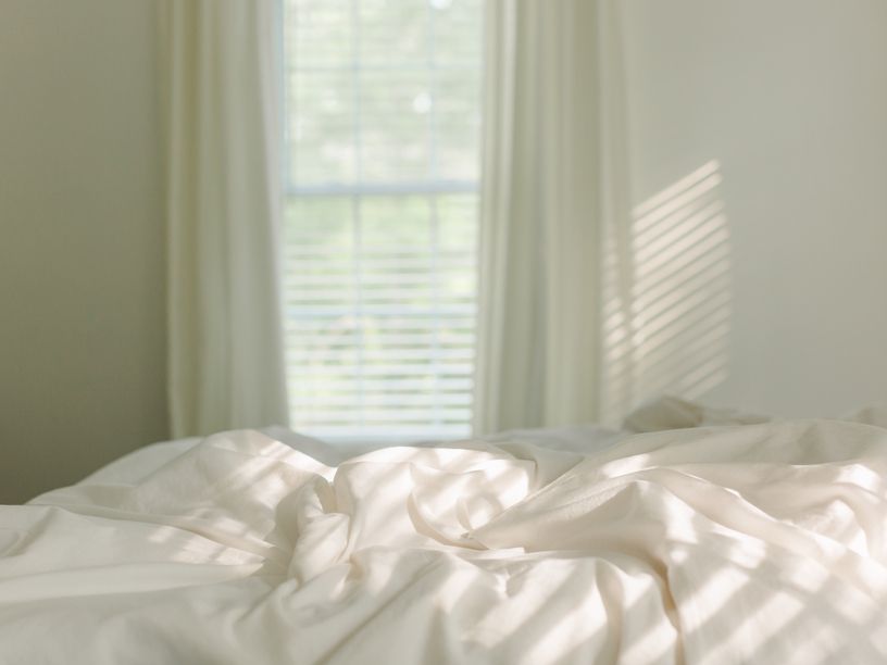 morning light in bedroom