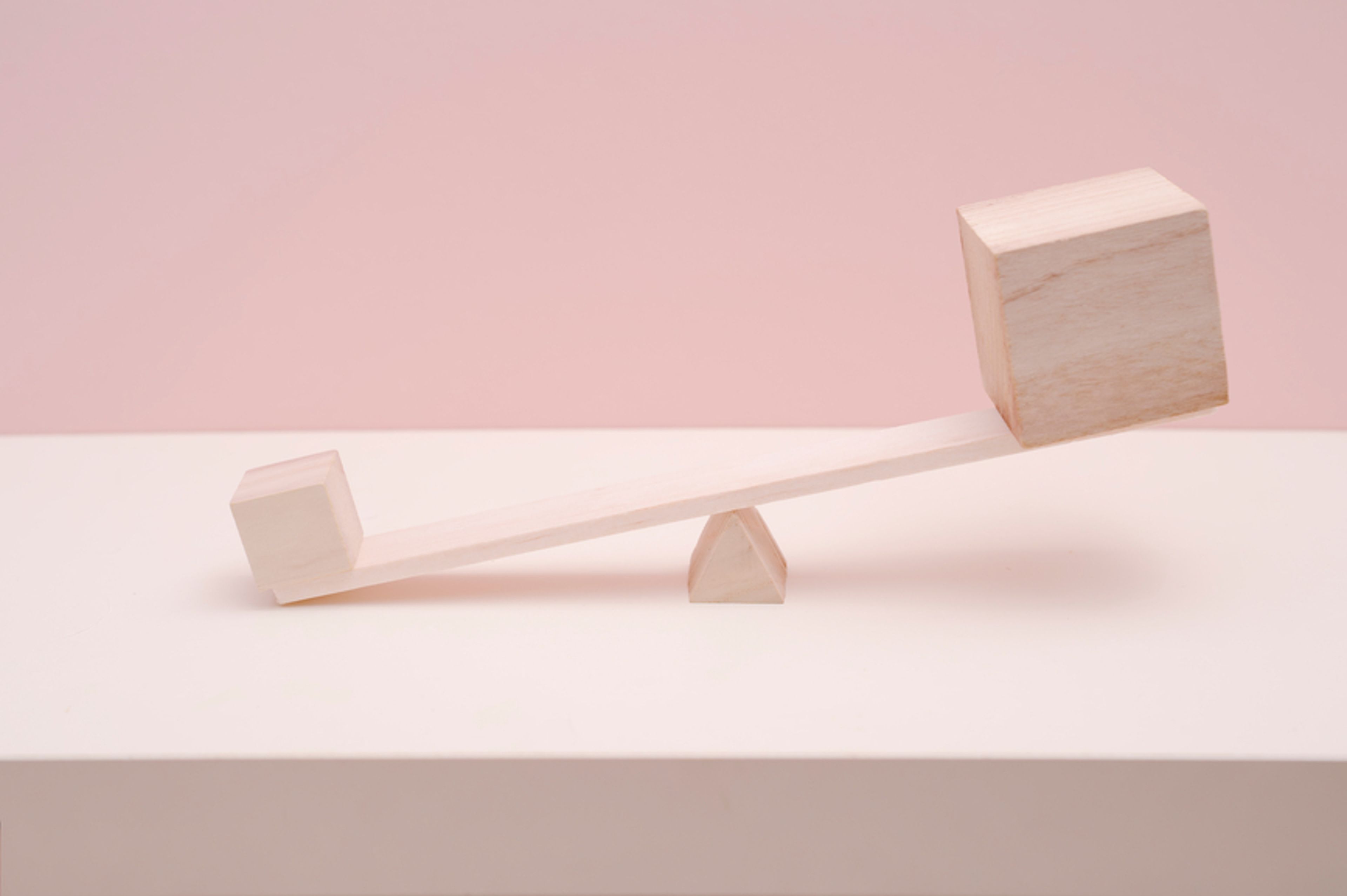 Hormonal Balance Seesaw