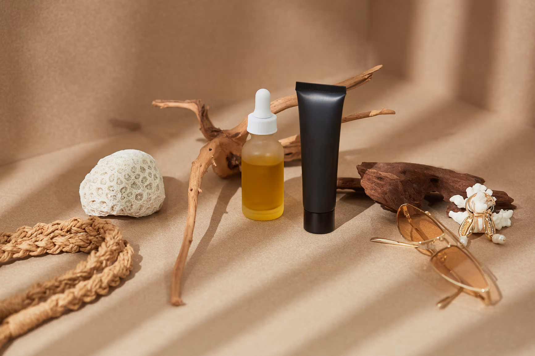 An array of products