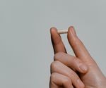 hand holding pill